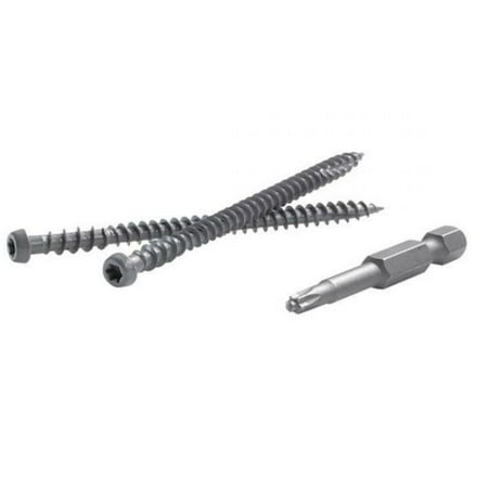 

Fastenmaster Fastenmaster FMTR3-212-75ENCS TrapEase 3 Composite Deck Screw 2-1/2