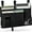 Black, variant on RUseeN Bedside Caddy, Hanging Bedside Storage Organizer with 8 Pockets, Bunk Bed Organizer for College Dorm Room, Bunk/Loft Bed, Hospital Bed Rail, Camp (Black)