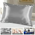 thumbnail image 5 of 100% Polyester Soft Silky Satin Pillow Case Great for Hair and Skin(51*66cm*2PCS), 5 of 8