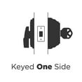 thumbnail image 3 of Kwikset 980 Austin Arched Deadbolt, Keyed One Side, featuring SmartKey Security™ in Venetian Bronze, 3 of 3