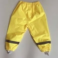 thumbnail image 5 of Sentmoon Rain Pants Girls with Hood Elastic Waist Waterproof Pants with Print Lightweight Hiking Pants for Running Backpacking Travel Yellow 4 Years, 5 of 8