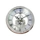 thumbnail image 4 of Reloj de metal BLESIY estilo retro con números para reloj de pared de cocina Plata, 4 of 8