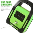 thumbnail image 4 of Lámpara Linterna de mano Solar LED COB de 1 piezas con Mango Ehuebsd antideslizante luces de emergencia impermeables recargables por USB Banco de energía para acampar, 4 of 5