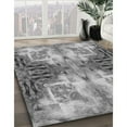 thumbnail image 2 of Ahgly Company Indoor Rectangle Patterned Gray Cloud Gray Area Rugs, 4' x 6', 2 of 6
