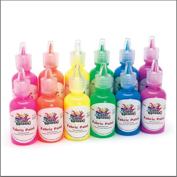 Color Splash! Fluorescent Fabric Paint 1 oz.