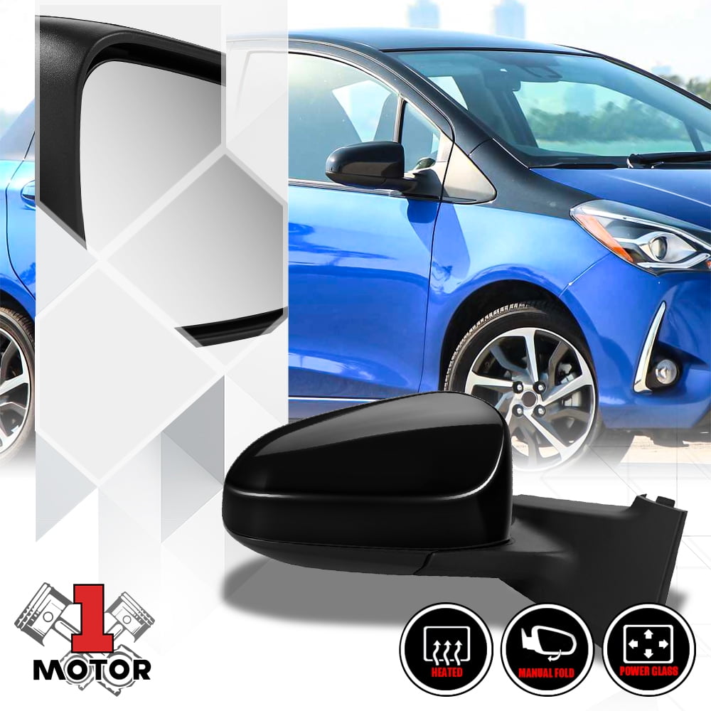 Fits 15-18 Toyota Yaris Hatchback Passengers Side Power Mirror Heated 879100D540
