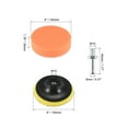 thumbnail image 2 of Kit de almohadillas de pulido de taladro de espuma de 4", 5 almohadillas planas de esponja, 1 almohadilla de respaldo con gancho y bucle y adaptador de taladro M10, 2 of 5