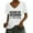 White, variant on ZOHIUM Shirts for Women Trendy Summer Tops for Women Raising My Husband Is Exhausting Women's Letter Print V Neck Short Sleeve T Shirt Top Casual Shirts for Women (Pink,L)