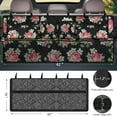 thumbnail image 3 of Car Trunk Organizer,Large Capacity Backseat Trunk Organizer(42"*18"),Collapsible Car Storage Bag with 8 Pocekt,Car Organizer for SUV/MPV/Truck - Floral, 3 of 14