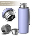 thumbnail image 2 of Modern 20oz Stainless Steel Thermal Bottle with Tea Filter and Cup Lid, Vacuum Insulated Coffee Mug with 316L Inner Liner, Leakproof Travel Thermos for Office, Commute & Outdoor, 2 of 7
