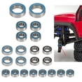 thumbnail image 1 of 1/18 RC Car Bearing Kit, RC Bearing Kit 22PCS Low Friction  For Upgrade, 1 of 8