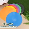 thumbnail image 4 of Uxcell Spot Markers for Agility Dot, Non-Slip Poly Spots Floor Dots 9 In & 18 Pcs & Black -Fitting for (Gym/Sports/Training), 4 of 7