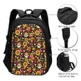 thumbnail image 3 of Daiia Sunflowers Mushrooms Pattern USB Charging Backpack for Men and Women, Anti-Theft Backpack,Travel Backpack,School Backpack,College Backpack,Laptop Backpack, 3 of 7
