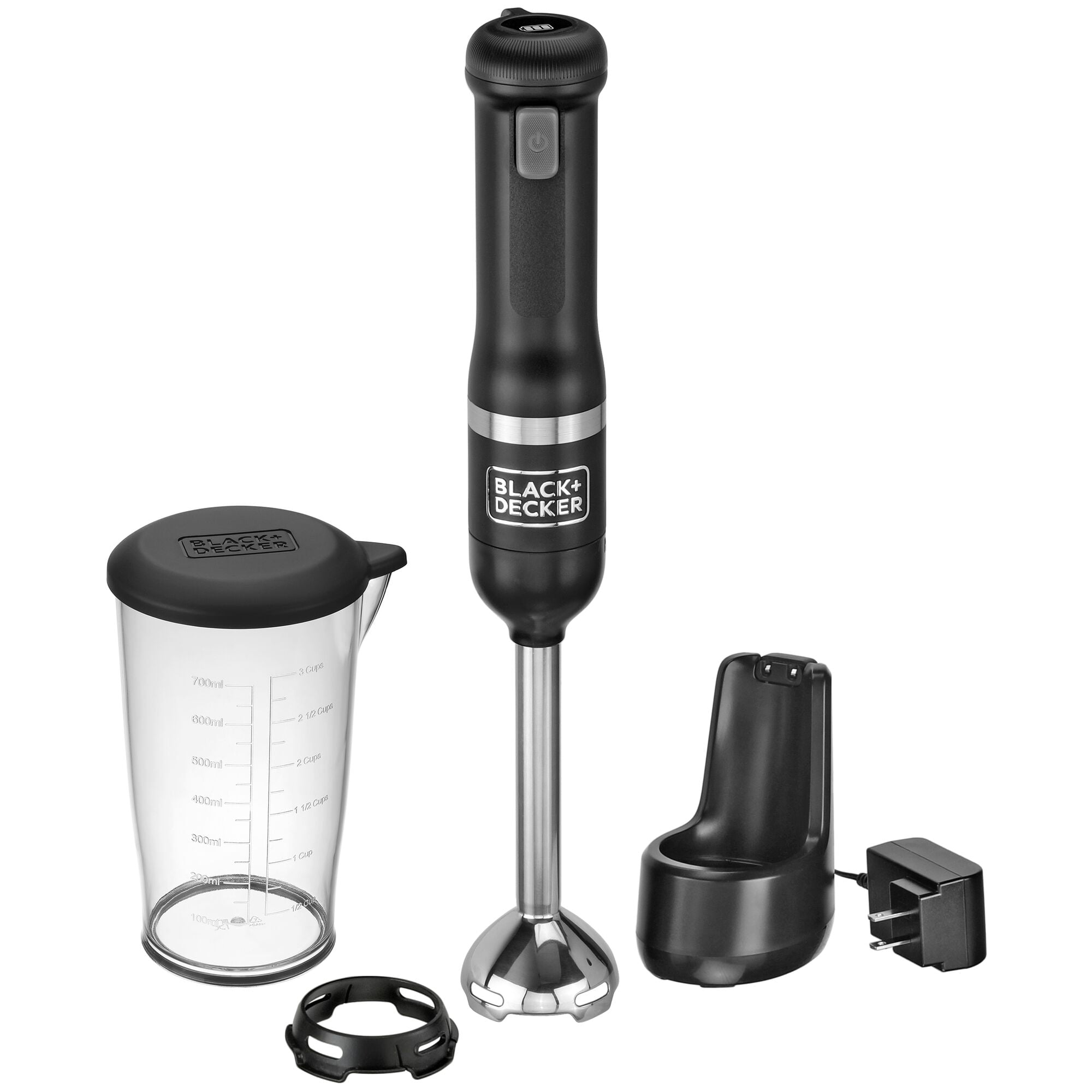 BLACK+DECKER Kitchen Wand Blender Kit, Black (BCKM1011K10)