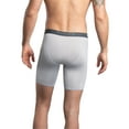 thumbnail image 4 of Fruit of the Loom Men's Micro-Stretch Long Leg Boxer Briefs, 5-Pack, 4 of 12
