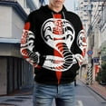 thumbnail image 5 of Cobra Kai Hoodie 3D Print Pullover Hooded Long Sleeve Sweatshirts Tops Blouse with Pocket for Mens Womens, 5 of 7