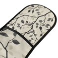 thumbnail image 4 of Yayeee Double Oven Mitt Kitchen Heat Resistant Baking 35" x7" Quilted Glove, Leaves Pattern, 4 of 6