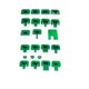 thumbnail image 4 of Adaptadores de sonda Bdm de 22 piezas, herramienta de ajuste V, apta para multímetros de vehículos electrónicos Yotijar Adaptadores de sonda, 4 of 7