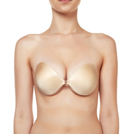 NuBra Seamless Push Up 2 Adhesive Bra (SE998) C Cup Nude