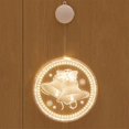 thumbnail image 4 of Luces de cadena decorativas navideñas para ventanas Luces de noche LED acrílicas navideñas para niños Regalos de cumpleaños de Navidad Decoración del hogar Ventanas Camino Pa, 4 of 5