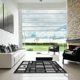 thumbnail image 7 of Ahgly Company Machine Washable Indoor Rectangle Transitional Charcoal Black Area Rugs, 7' x 9', 7 of 7