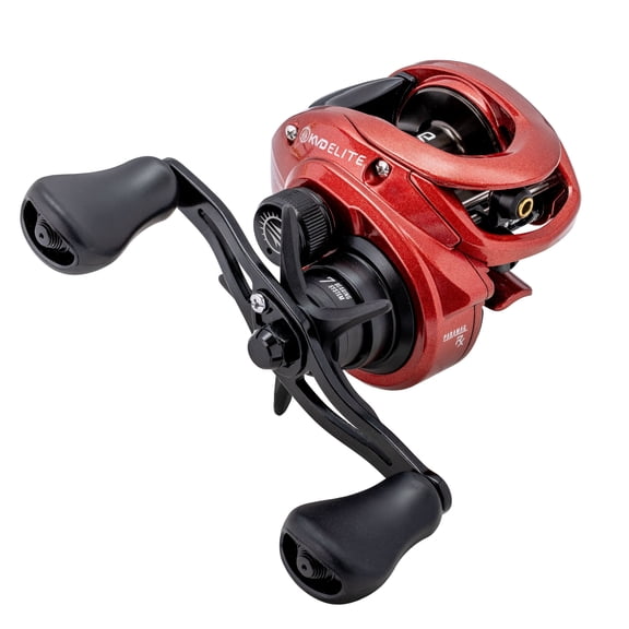 Lew’s KVD Elite Baitcast Fishing Reel, RH Retrieve, 7.5:1 Gear Ratio, 6 1 Bearings
