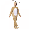 thumbnail image 4 of Pijama de cabra marrón para adultos, mono unisex de animales, disfraz de cabra de dibujos animados, traje de uniforme para fiesta de carnaval y Halloween, 4 of 4