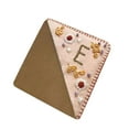 thumbnail image 1 of Seitruly Marcapáginas con bordado de letras y flores, versatilidad y bonitos separadores de páginas de fieltro Carpetas de archivos Primavera E, 1 of 6