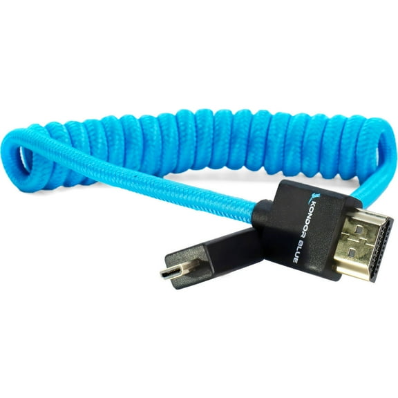 Kondor Blue Full HDMI Cable for On-Camera Monitors with High-Speed 4K and 3D Capabilities