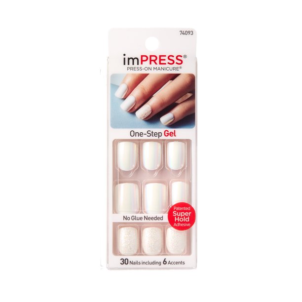 Impress Press On Nails Gel Manicure Next Wave Walmart Com Walmart Com