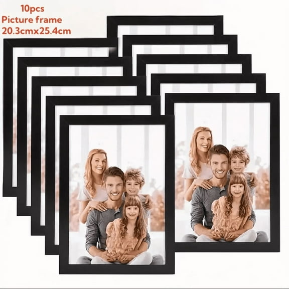 8x10 Picture Frames Set Of 10, Gallery Wall Frame Display, Picture Frame Collage Wall Decor For Tabletop Or Wall Mounting, Ideal For Christmas Birthday Valentine'S Day
