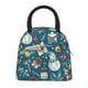 thumbnail image 1 of Disketp Christmas Snowman Gift Bolsa Térmica para Almuerzo, Lonchera con Abertura Amplia y Gran Capacidad, Organizador Reutilizable para Mujeres, Hombres y Adultos, 1 of 6