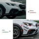 thumbnail image 2 of Car Front Bumper Outer Side Splitter Spoiler Canard Trim for VB 2022+ Carbon Fiber, 2 of 5