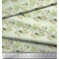 thumbnail image 3 of Soimoi Viscose Chiffon Fabric Curve Diamond,Berries & Autumn Leaves Printed Craft Fabric by the Yard 42 Inch Wide, 3 of 3