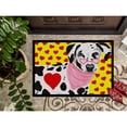 thumbnail image 3 of Carolines Treasures AMB1116MAT Hearts and Dalmatian Door Mat Indoor Rug or Outdoor Welcome Mat 18x27 Doormat  27"L x, 3 of 4