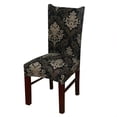 thumbnail image 2 of Polyester Elastic Chair Cover Soft Durable Breathable Easy to Clean Modern Print Design for Home Wedding Hotel, 2 of 8