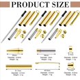 thumbnail image 5 of Kit de 10 Bolígrafos Finos para Torneado de Madera, Bolígrafo Giratorio de 7 mm con Recambio, Ideal para Regalos de Bricolaje Dorados., 5 of 5
