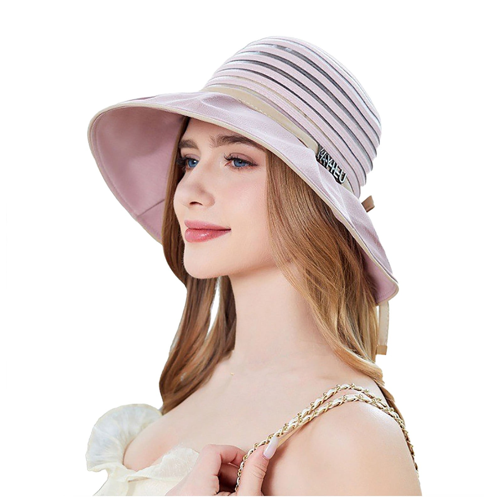 WEIYLL Sun Hat Women Dress Large Wide Brim Bridal Shower Beach