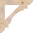 thumbnail image 3 of Ekena Millwork 5 1/2"W x 40"D x 40"H Merced Slat Smooth Bracket, Douglas Fir, 3 of 4