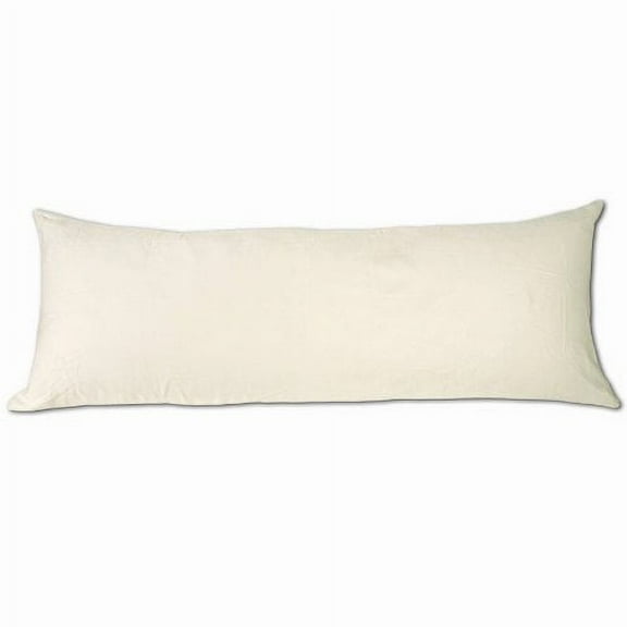 20"X48"DOUBLE SIDE ZIPPER Microsuede Body Pillow Cover Pillowcase Ivory Vivid Colors (4 Feet Long)
