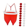 thumbnail image 2 of Juguete para lanzar bolas de nieve con pantalones de Papá , juguete para lanzar bolas de nieve navideñas con para reuniones de carnaval, escenario, 2 of 8