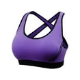 thumbnail image 4 of LELINTA Women's Seamless Sports Bra Mesh Racerback Workout Bras with Removable Pads, 4 of 6