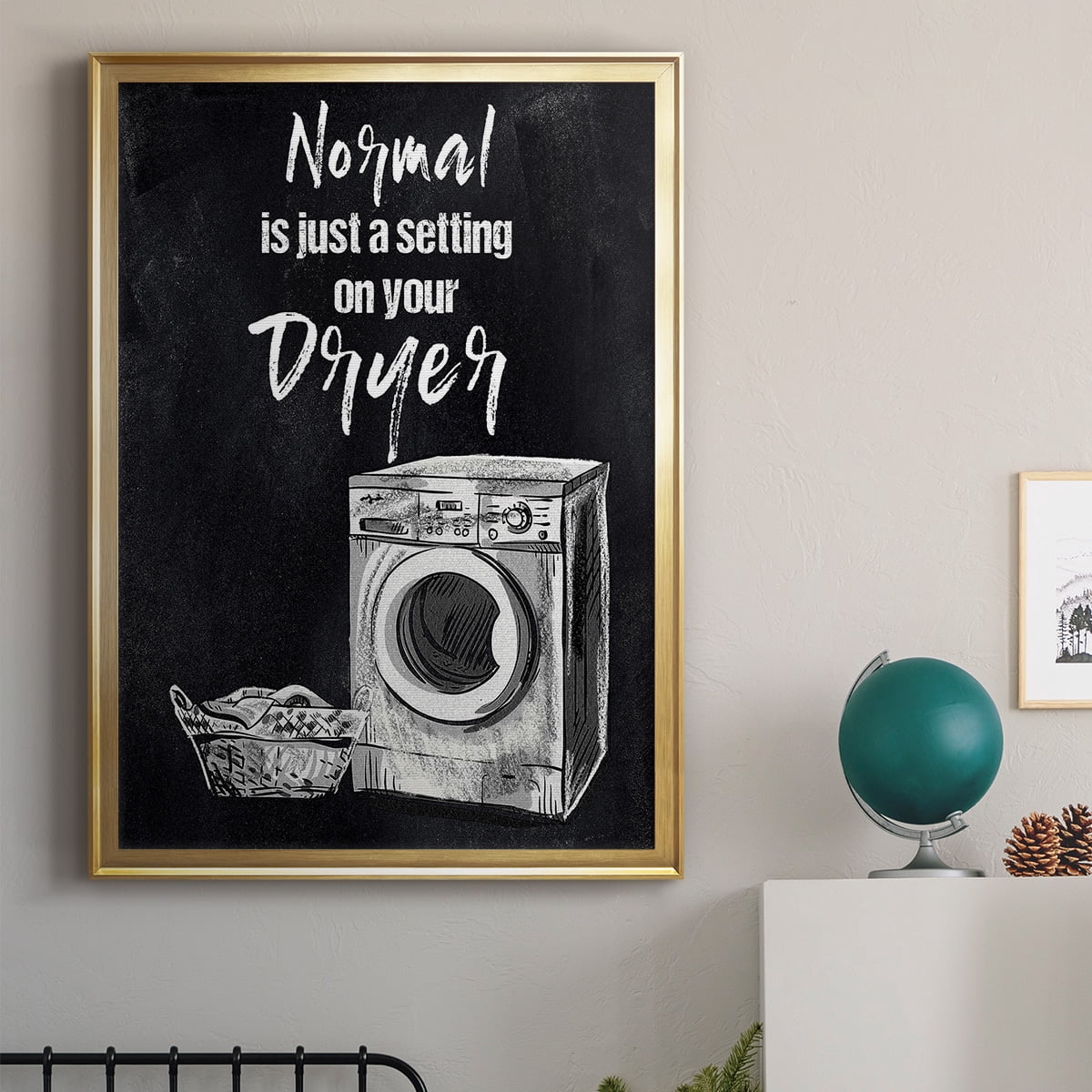 Normal Is Just A Setting Premium Framed Print - Ready to Hang