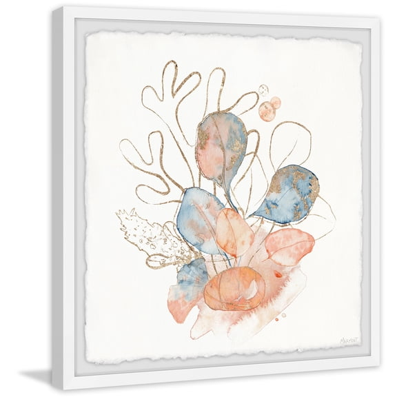Marmont Hill Coral Highlight Framed Painting Print