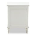 thumbnail image 6 of Baxton Studio Venezia French-Inspired Rustic Whitewash Wood 3-Drawer Nightstand, 6 of 10