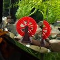 thumbnail image 3 of AURARMLET Running Water Wheel Plastic Fountain Decor for Ornamental Fish Ponds and Desk Landscape, 3 of 5