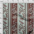 thumbnail image 2 of oneOone Cotton Flex Seal Brown Fabric Stripe,Floral & Paisley Craft Projects Decor Fabric Printed By The Yard 40 Inch Wide, 2 of 4