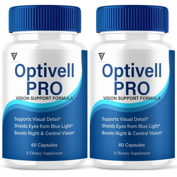 (2 Pack) Optivell Pro Vision Capsules, Optivell Advanced Formula (120 Capsules)