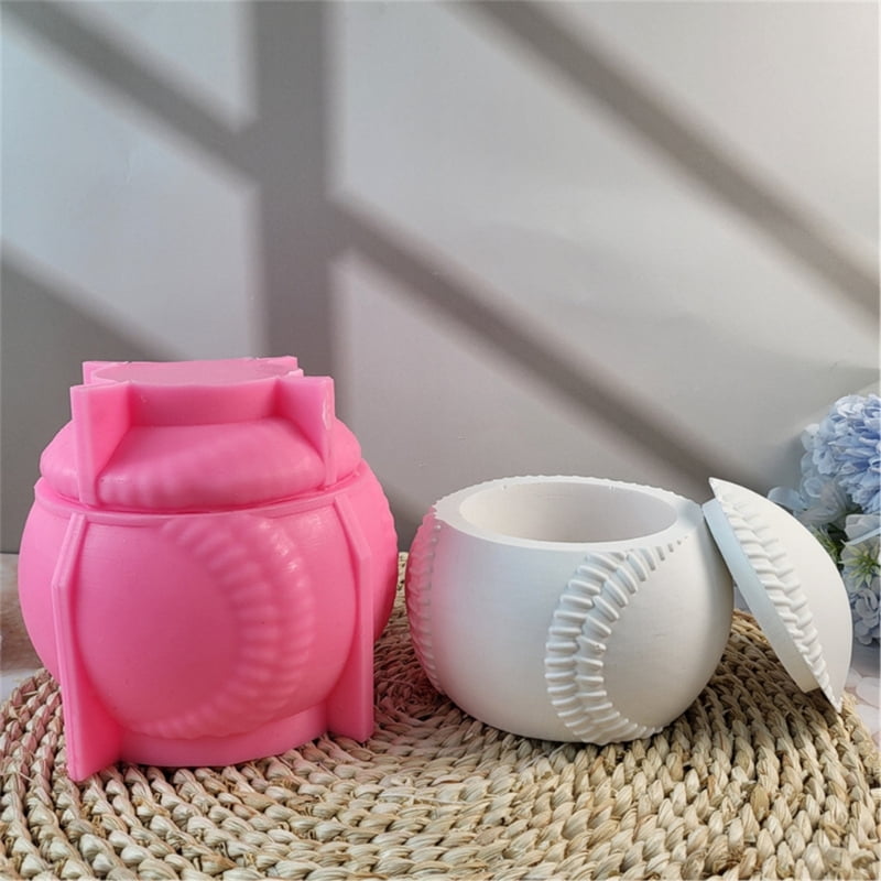 Candle Holders Molds Silicone Texture Candle Base Moulds for Home Decors Project