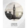 thumbnail image 2 of Allen, Kimberly 26x32 White Modern Wood Framed Museum Art Print Titled - London UK, 2 of 4